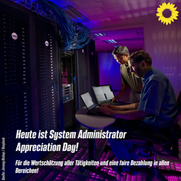 Heute ist System Administrator Appreciation Day!